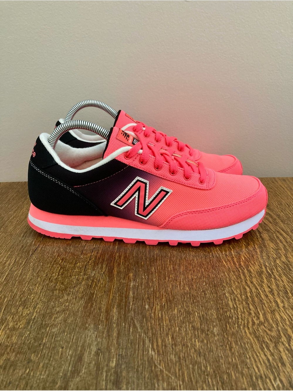 New Balance 501 Pink-Black Gradient Athletic Shoe Women’s Size 9.5